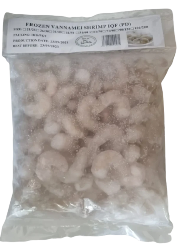 IQF Prawn Meat #冷冻虾仁 1kg 61/70